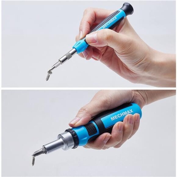 Ratcheting Screwdriver Bits&Socket Set 68 Piece, Magnetic Bits with Storage Case - Picture 3 of 7